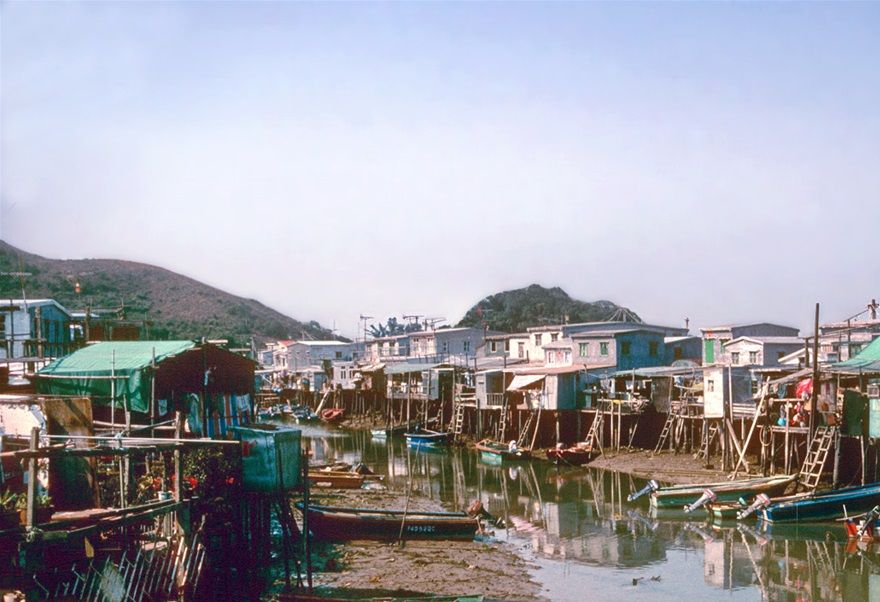 1996-07-044  - Tai O  - a fishing village on stilts -  (Photo- and copyright:  Karsten Petersen)
