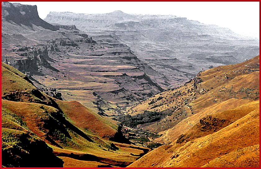 xploring Africa Into Leshoto, - exploring the Sani Pass, the third highest in the world. (Photography by Karsten Petersen ©)