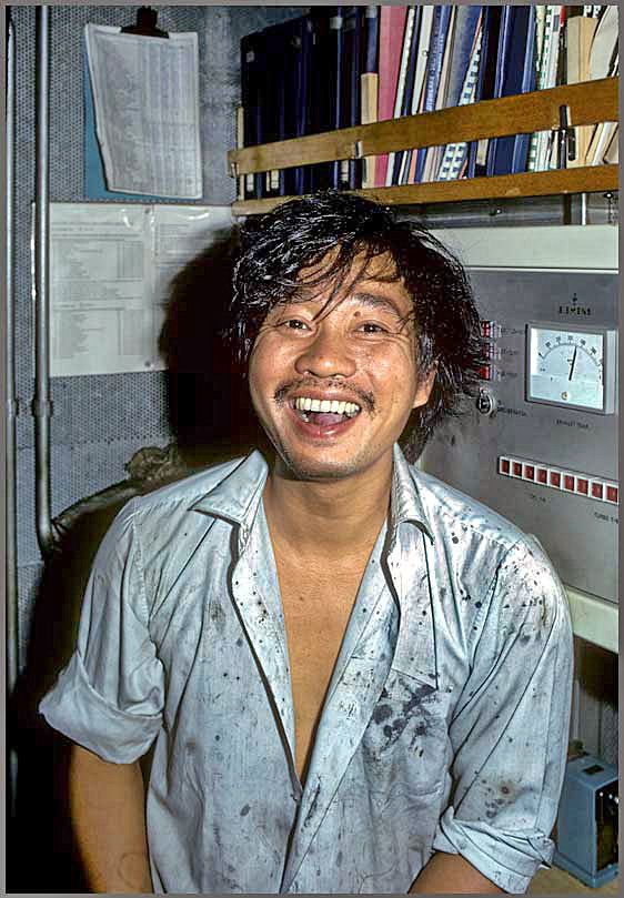 1974-03-082 Chan Lap Chung - in his usual good mood - (Photography by Karsten Petersen ©)
