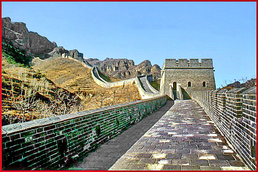 2002-09-023  - The Great Wall - up the Huangyaguan wall - (Photo- and copyright: Karsten Petersen)