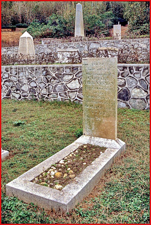 2002-03-033  - Dane's Island Here an English Captains grave. Abel Vyvyan, - Master of the 