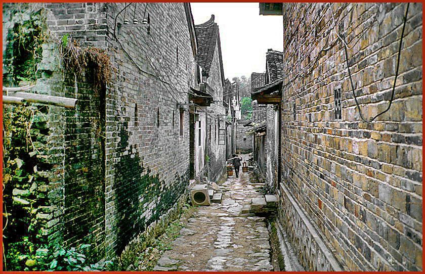 From a village along the Li river trail - - -
