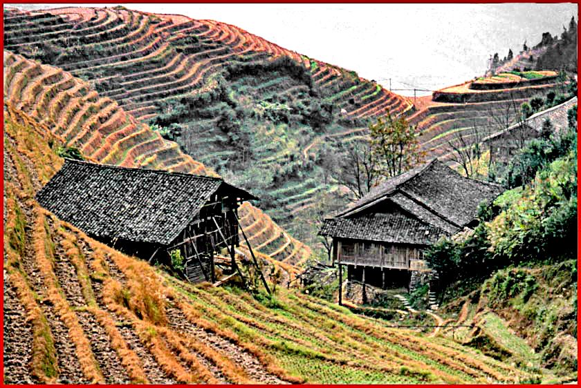 2003-17-040  - Ping An - terraces and farm houses -  (Photo- and copyright: Karsten Petersen)