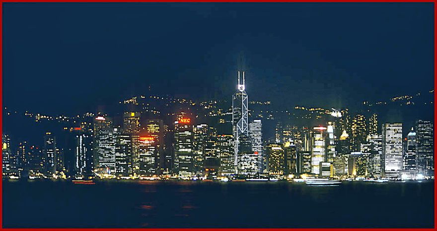 1997-03-033  - View from Kowloon towards Hong Kong Island - (Photo- and copyright: Karsten Petersen)