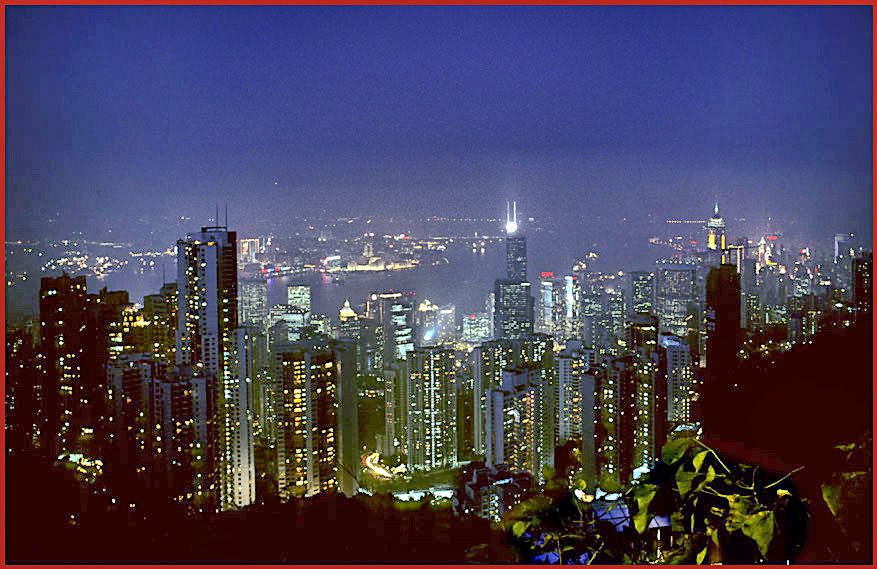 1997-05-008  - View over Hong Kong from Victoria Peak - (Photo- and copyright: Karsten Petersen)
