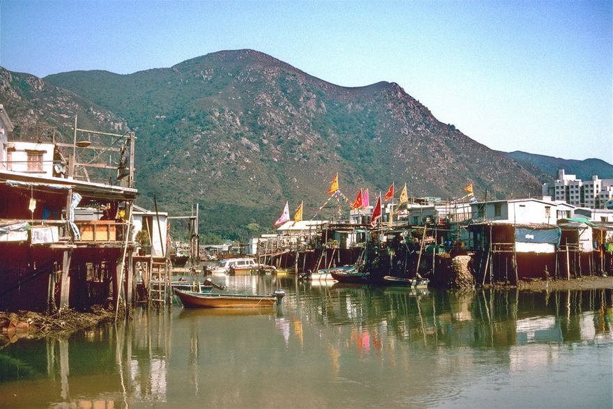 1996-07-042  - Tai O  - A fishing village on stilts -  (Photo- and copyright:  Karsten Petersen)