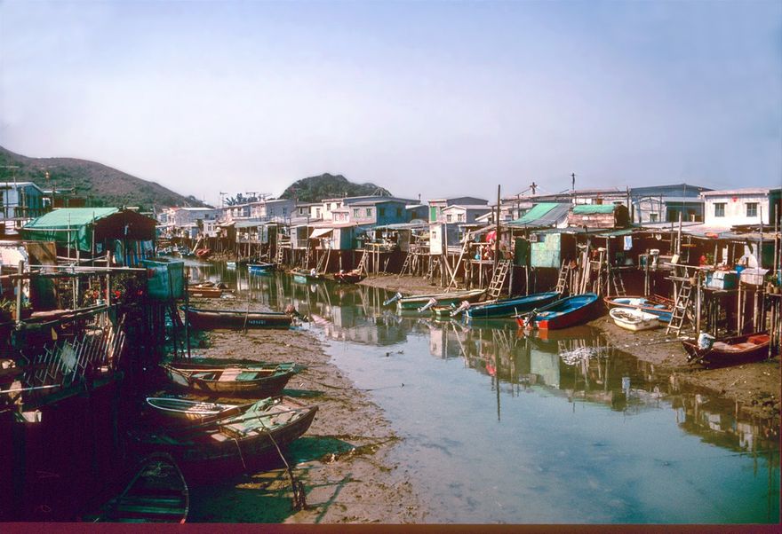 1996-07-044  - Tai O  - a fishing village on stilts -  (Photo- and copyright:  Karsten Petersen)