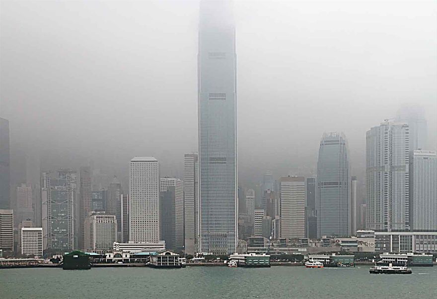 2012-02-12.030  - View towards Central - Hong Kong island - (Photo- and copyright:  Karsten Petersen)