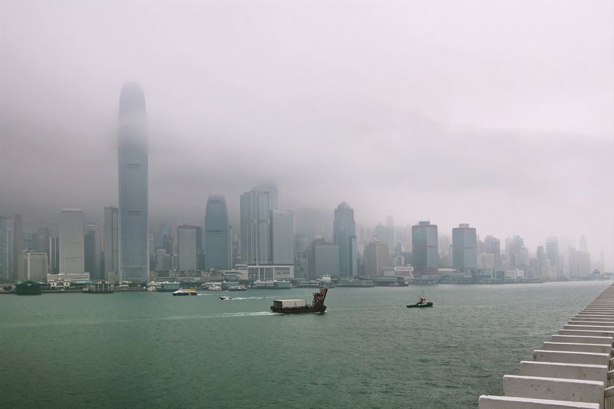 2012-02-045  - View towards Hong Kong island - (Photo- and copyright:  Karsten Petersen)