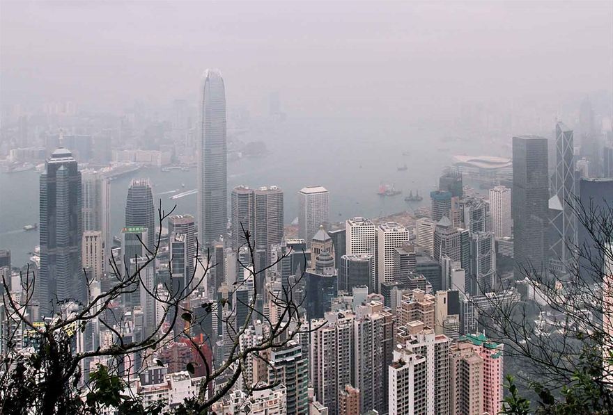 2021-03-14.022  - Hong Kong view - from Lugard Road - (Photo- and copyright:  Karsten Petersen)