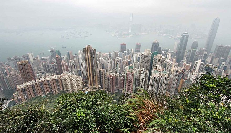 2012-03-14.033  - Sheung Wan - View from Lugard Road - (Photo- and copyright:  Karsten Petersen)