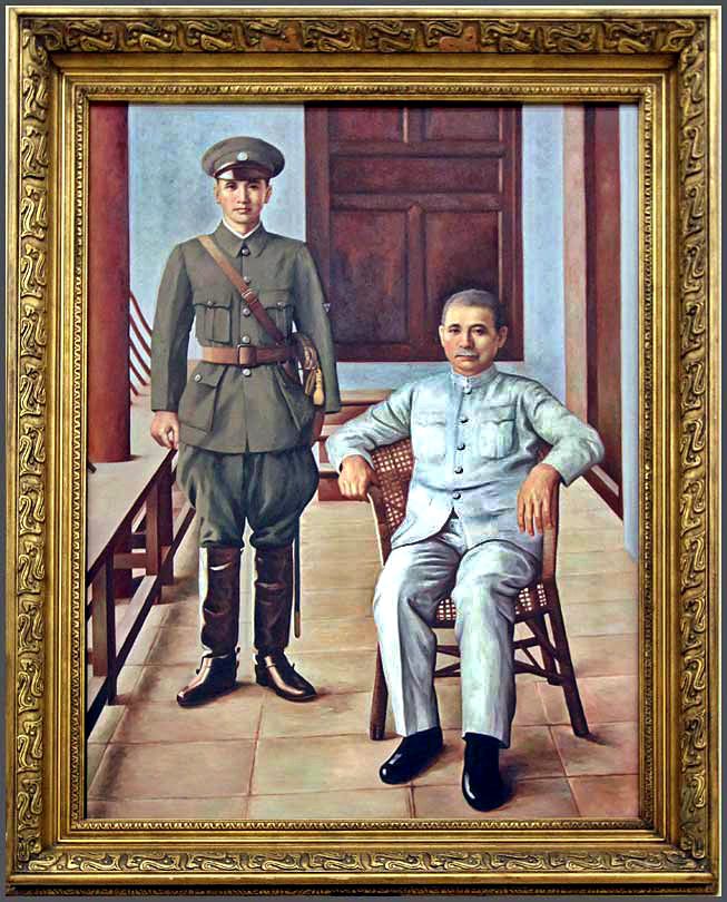 2012-02-29.101  -  And here a painting of Sun Yat Sen and Chiang Kai-shek together  -  (Photo- and copyright: Karsten Petersen)