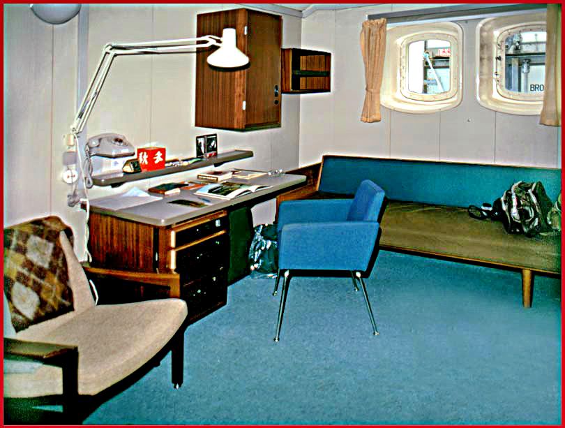 1973-22-03-P  - Spare cabin - for the time being promoted to be my cabin onboard - (Photo- and copyright:  Karsten Petersen)