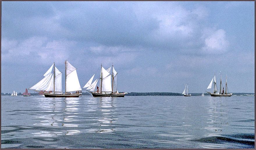 2001-20-085  - - the fleet, - here with peninsula Jylland in the background - (Photo- and copyright: Karsten Petersen )