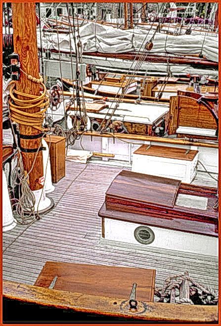 2005-06-015  - deck details - ship shape - and ready to go - - (Photo- and copyright:  Karsten Petersen)