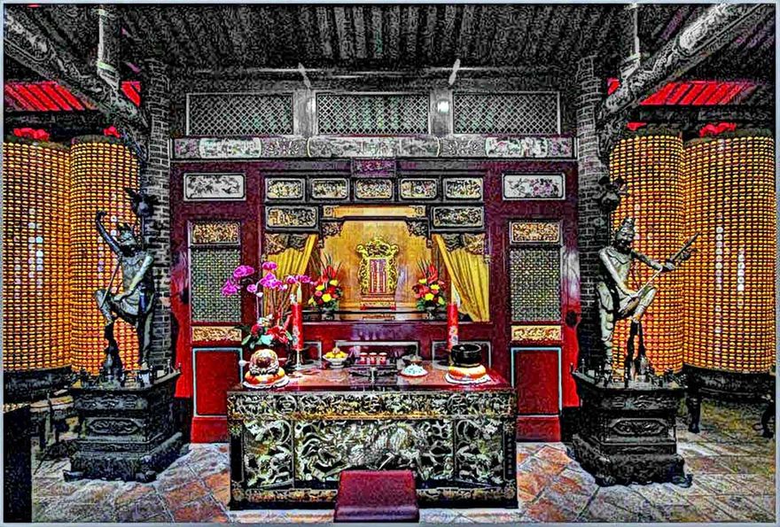 2012-03-01.113  -  View into a shrine in the west wing  -  (Photo- and copyright:   Karsten Petersen)